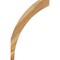 Ekena Millwork 4"W x 22"D x 34"H Thorton Rough Sawn Knee Brace, Western Red Cedar BRC04X22X34THR00RWR - alternate 3